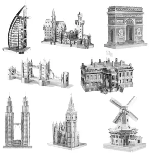 3D Metal Puzzle Building Model Kit