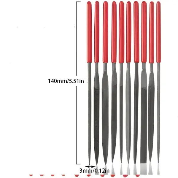 10Pcs Diamond Needle File Set for Crafts - Image 6
