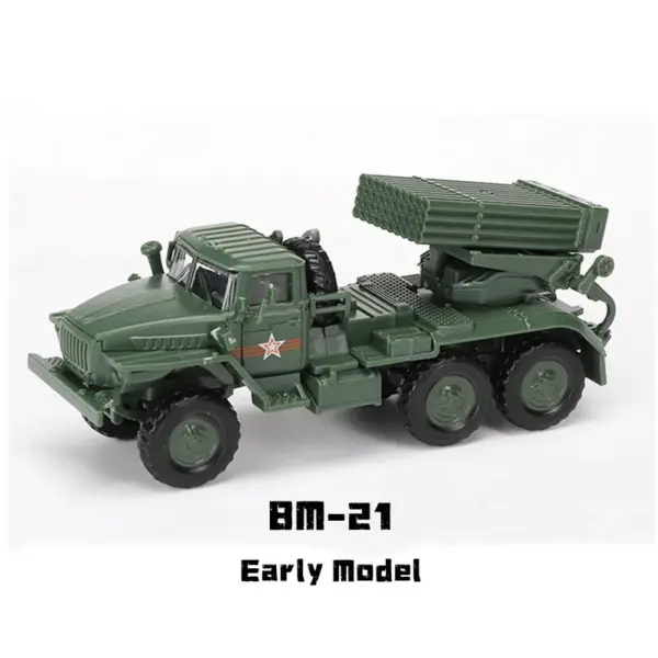 1/72 Soviet BM-21 Rocket Launcher Model Kit - Image 6