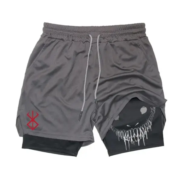 Anime Baki Hanma Fitness Shorts for Men - Image 9