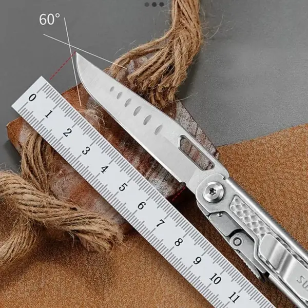 11 in 1 Folding Multi Tool Knife Portable EDC - Image 6
