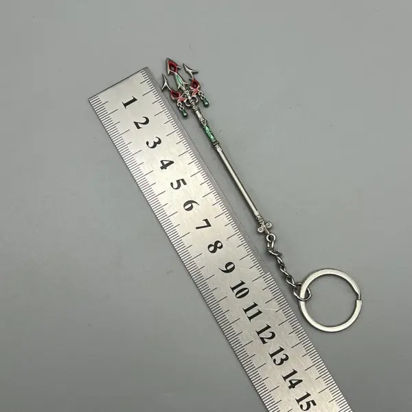 Lightscale Trident Mipha 9cm Metal Keychain - Image 6