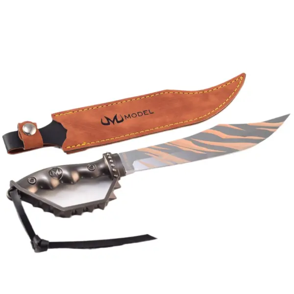 22cm Metal Tiger Tooth Model Knife - Image 6
