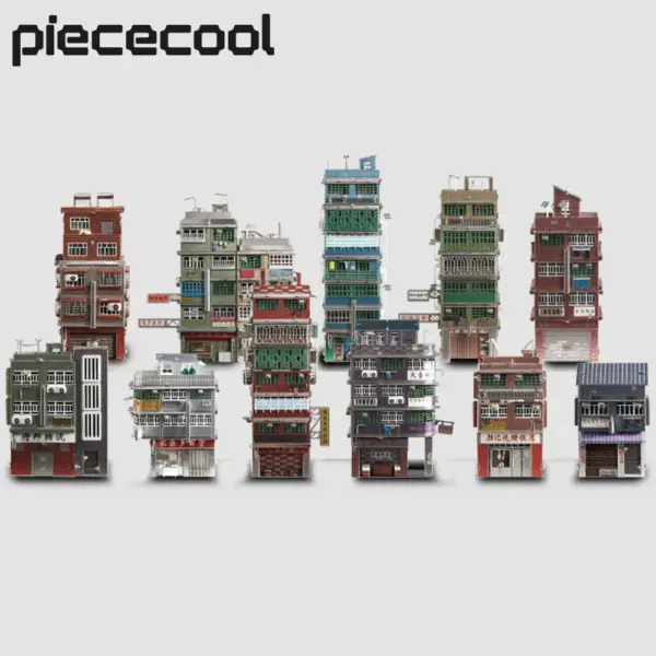 Piececool 11pcs 3D Metal Building Puzzles