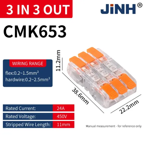 JINH CMK65 10Pcs Quick Splicing Connectors - Image 9