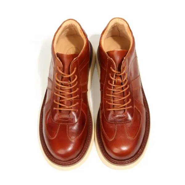 Leather Martin Boots for Men - Casual Style - Image 4