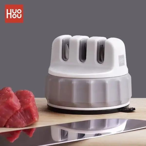 Mini Wheel Knife Sharpener with Suction Base - Image 7