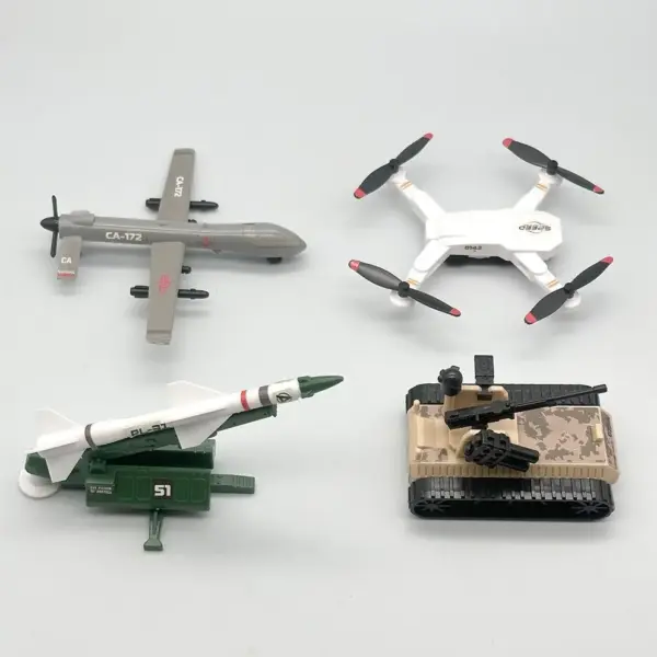 Digital Army Tank Model Toy for Assembly - Image 2