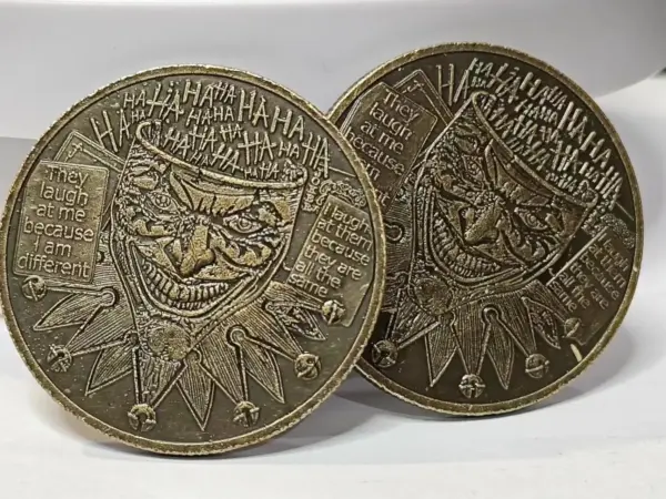 Joker Coin Commemorative Medal Vintage Design - Image 6