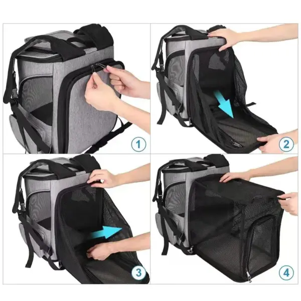 Expandable Cat and Dog Carrier Backpack - Image 3