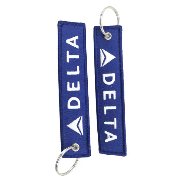 Blue DELTA Keychain Metal Accessory for All - Image 2