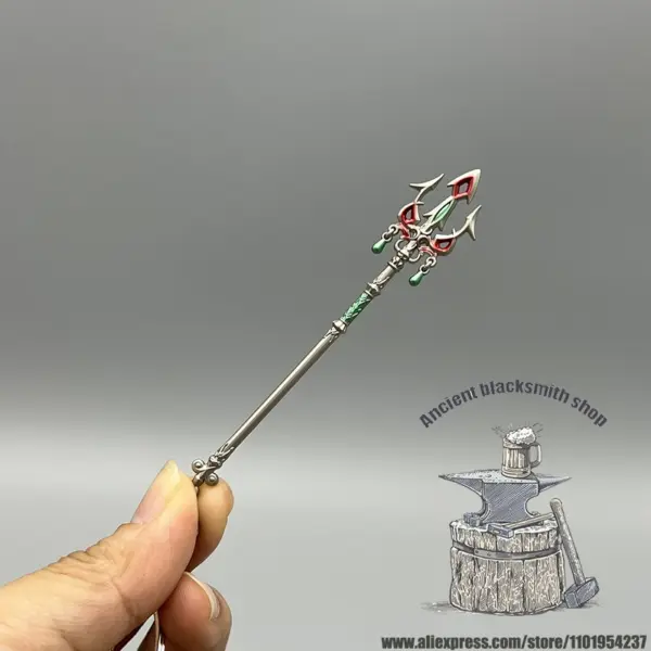 Lightscale Trident Mipha 9cm Metal Keychain - Image 3