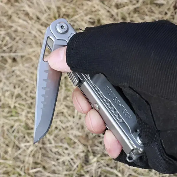 11 in 1 Folding Multi Tool Knife Portable EDC - Image 4