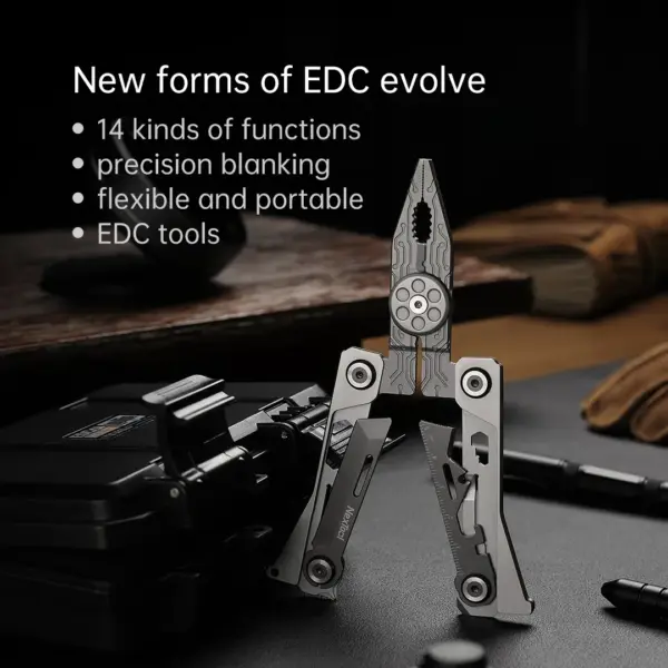 14-in-1 Multi-Tool with Leather Case - Image 2
