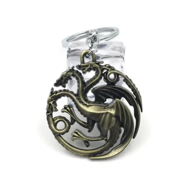 Retro Wolf Head Keychain Pendant for Gifts - Image 22
