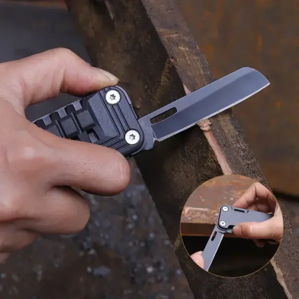 Mini Multitool Folding Knife EDC Screwdriver - Image 4