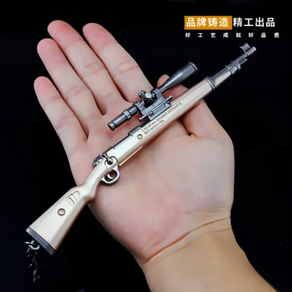 Kar98k Rifle Miniature 17cm Metal Keychain - Image 12