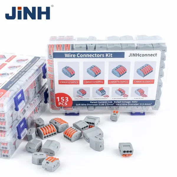 153Pcs Electrical Terminal Block Connector Kit - Image 4