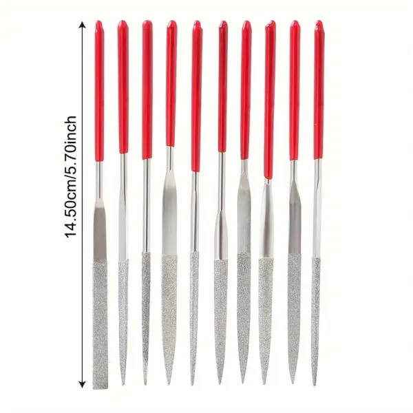 10Pcs Diamond Needle File Set for Crafts - Image 4