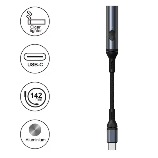 Metal Rechargeable Windproof Lighter Tool - Image 5
