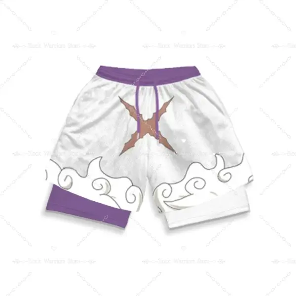 Anime 2-in-1 Sports Shorts for Men - Image 10