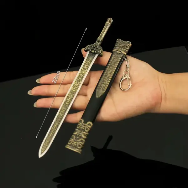 22cm Bronze Sword Model for Cosplay Display - Image 4
