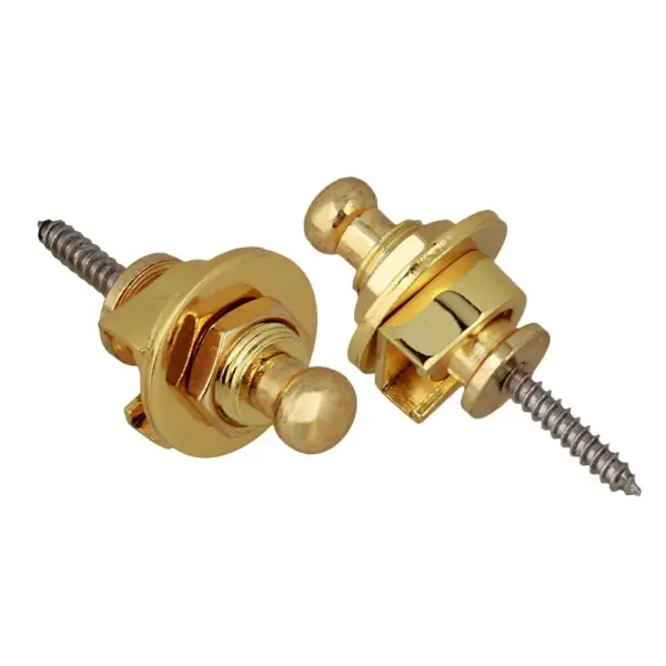 Guitar Strap Lock Set - 2 Pcs Metal Pins - Image 4