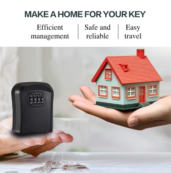 Wall Mounted Waterproof Key Keeper with Lock - Image 3