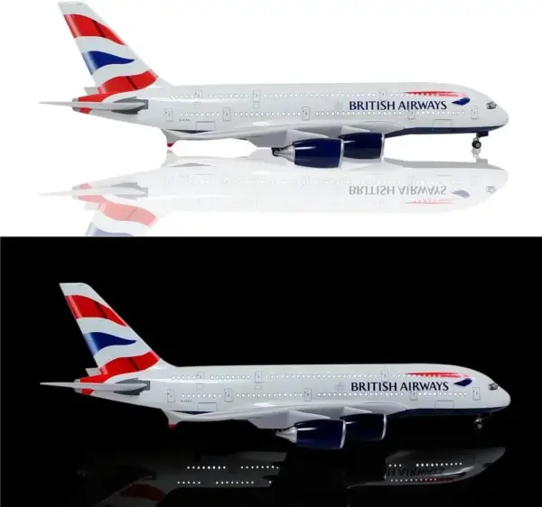 Airbus A380 Model Airplane with LED Light - Image 2