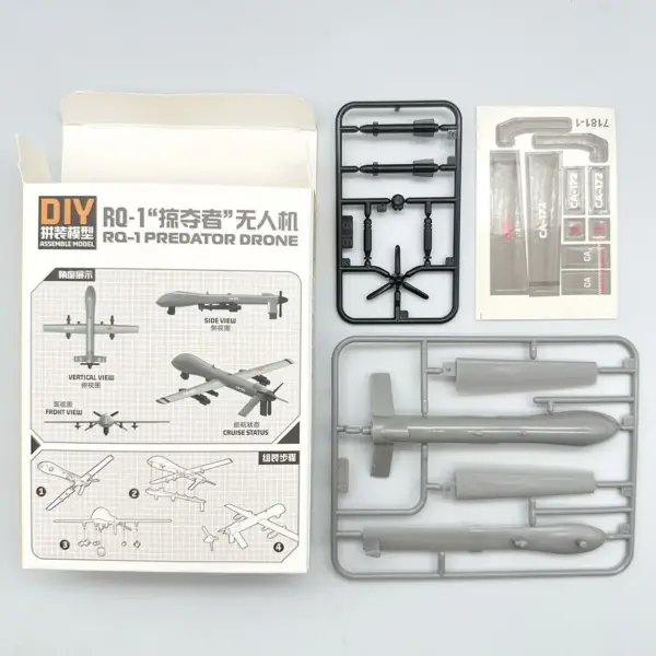 Digital Army Tank Model Toy for Assembly - Image 7