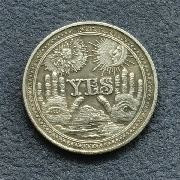 YES Or NO Copper Craft Coin Collectible - Image 6