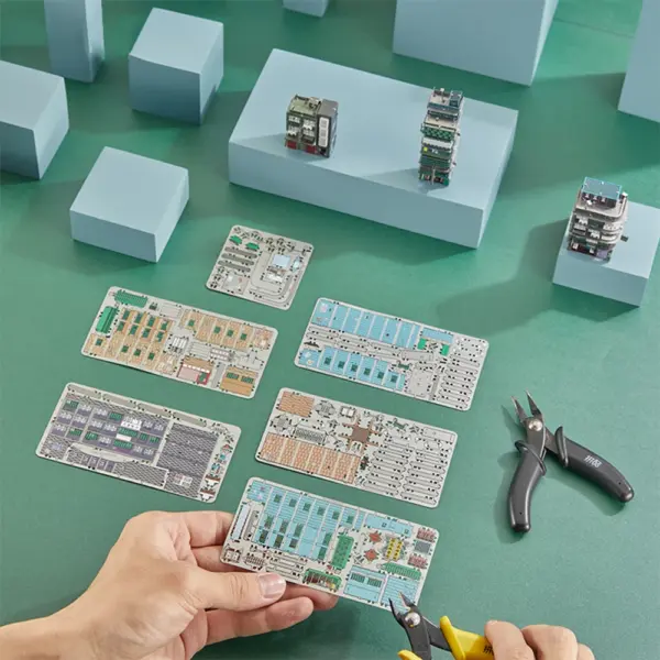 Piececool 11pcs 3D Metal Building Puzzles - Image 4