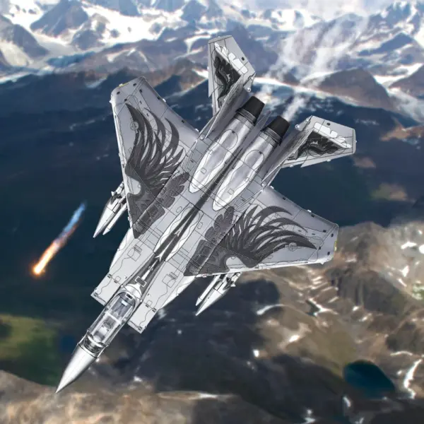 Piececool F-15 Fighter 3D Metal Puzzle Model - Image 5