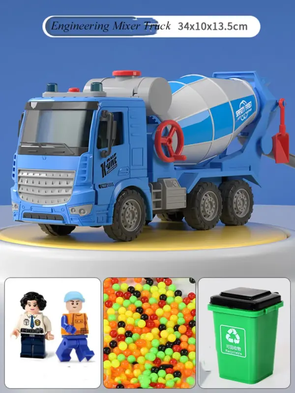 Cement Truck Mixer Model with Sound and Light - Image 16