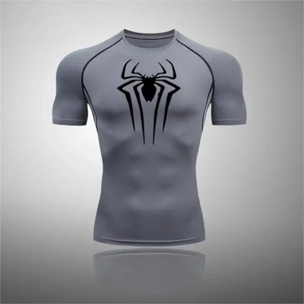 Men's Breathable Athletic Compression T-Shirt - Image 2