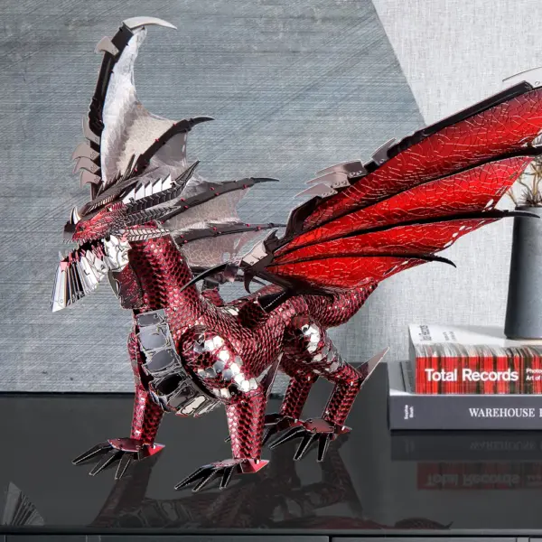 3D Metal Dragon Puzzle DIY Model Kits - Image 3