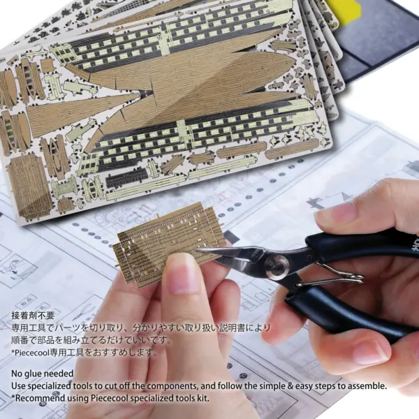 HMS Victory 3D Metal Puzzle Model Kit - Image 4