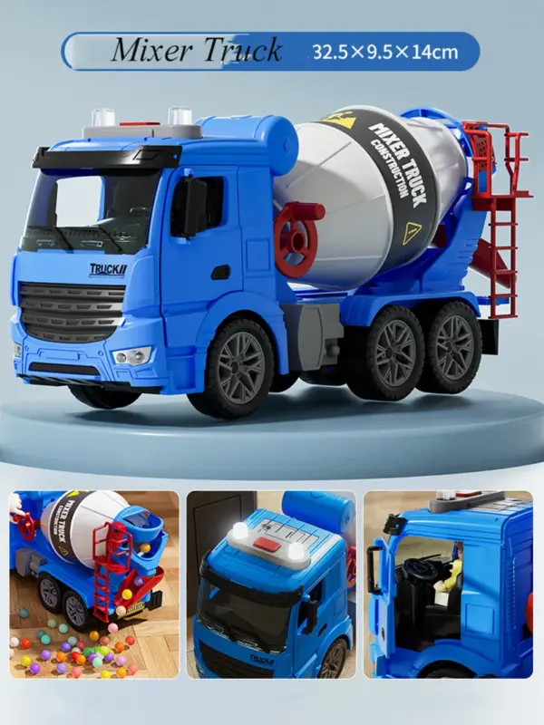 Cement Truck Mixer Model with Sound and Light - Image 8