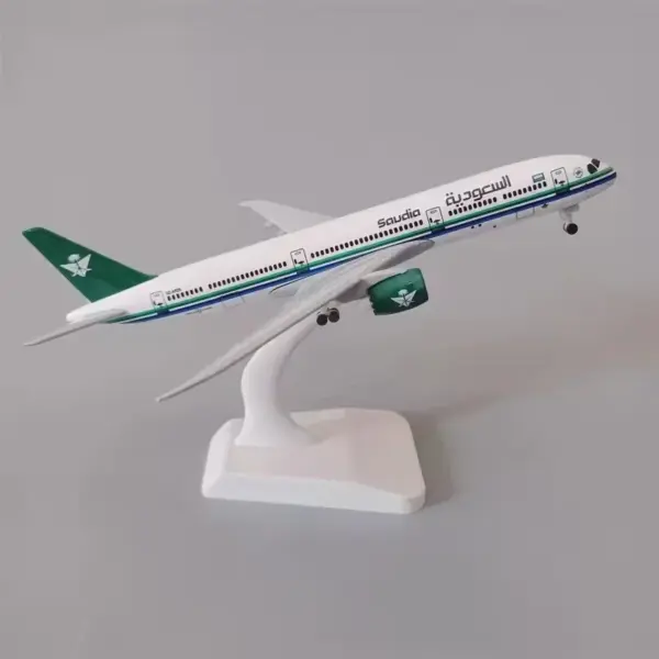 Saudi Arabian Airlines 20CM Diecast Airplane Model - Image 3