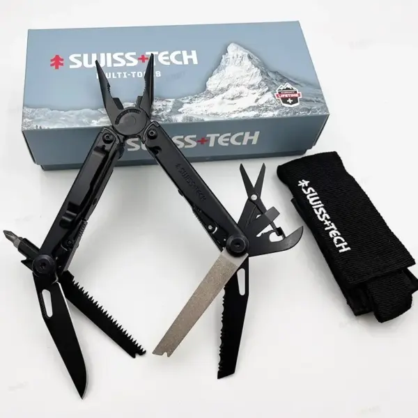 18-in-1 Swiss Tech Multi Tool Pliers - Image 4