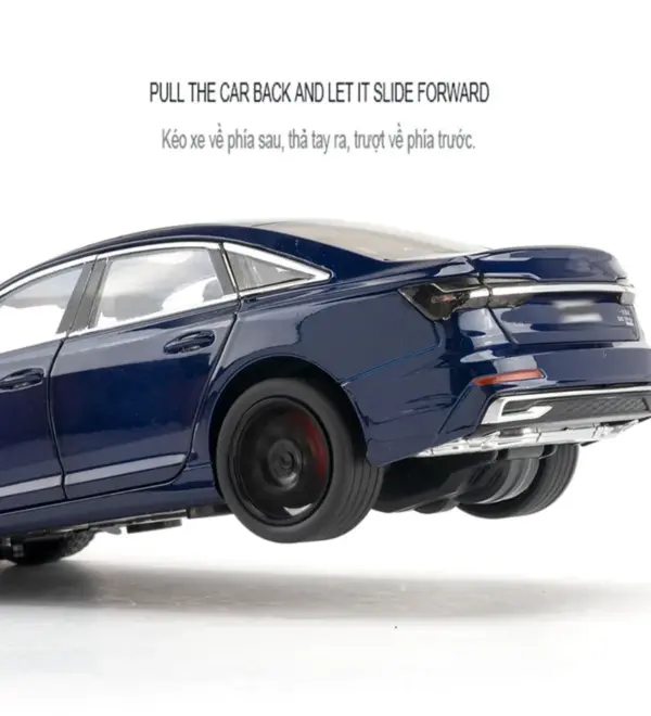 1:24 Scale A6 Alloy Diecast Toy Car Model - Image 5