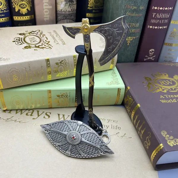 17cm Kratos Leviathan Ax and Shield Model - Image 6