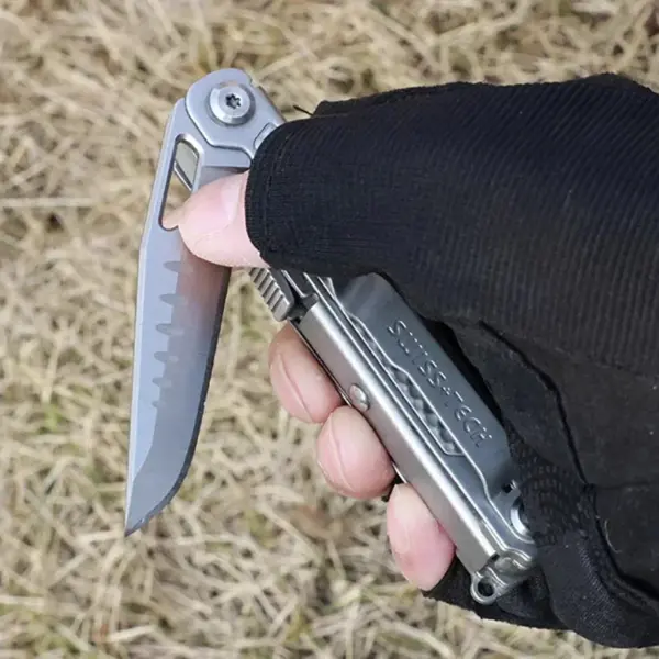 SWISS TECH 11 in 1 Folding Multi-Tool Knife - Image 4
