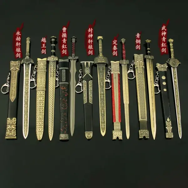 22cm Bronze Sword Model for Cosplay Display - Image 2