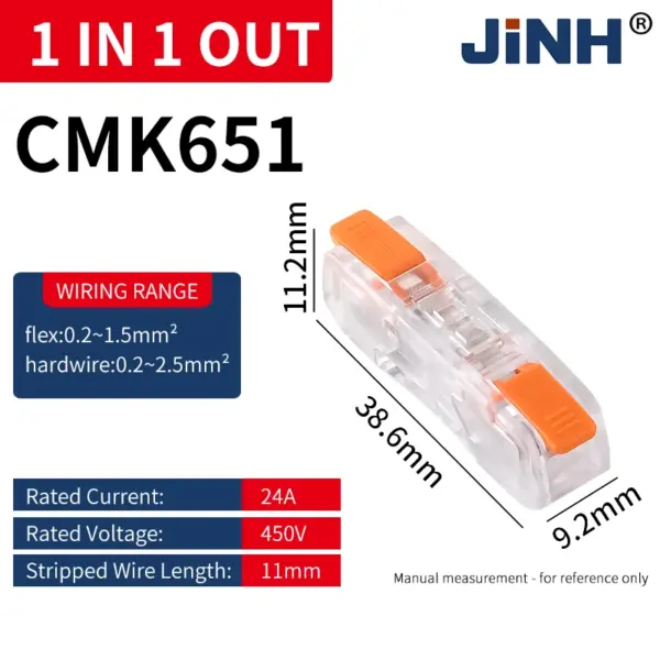 JINH CMK65 10Pcs Quick Splicing Connectors - Image 7