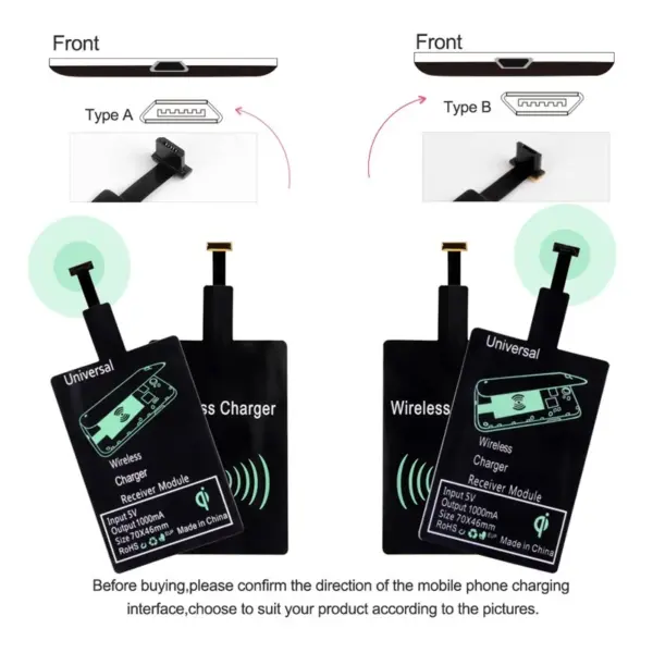 Wireless Charging Receiver for iPhone and Samsung - Image 4