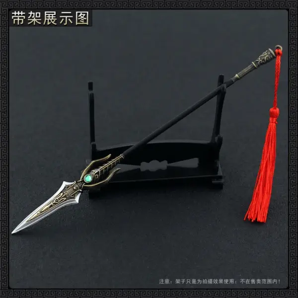 Zhao Yun 22cm Metal Spear Model Collectible - Image 4