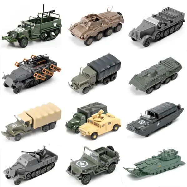 1:72 Military Vehicles Model Assembly Set