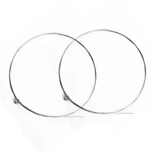 5 Pcs E-1st Single Guitar Strings Silvery