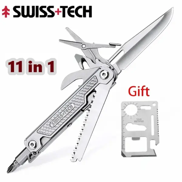 11 in 1 Folding Multi Tool Knife - Image 7